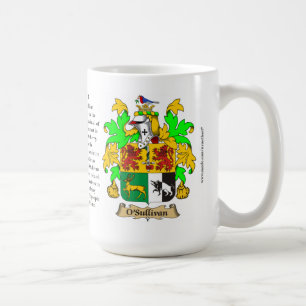 Taza De Café O'Sullivan, el origen, el significado y el escudo
