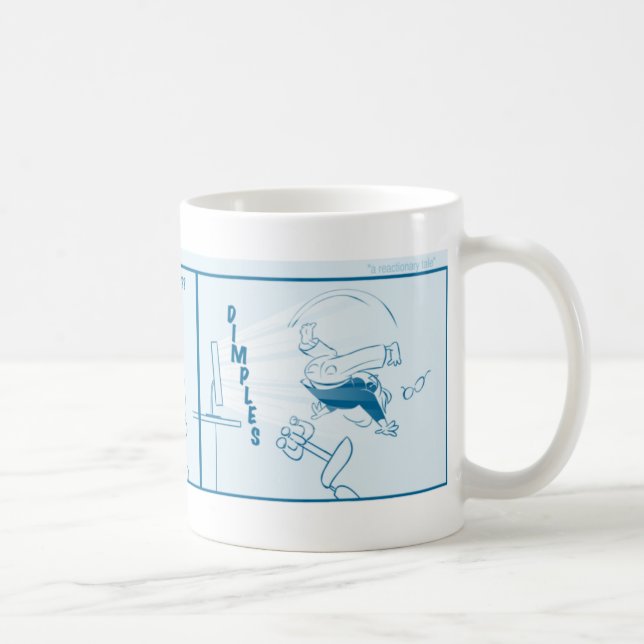 Taza De Café Otalia cómico - hoyuelos (Derecha)