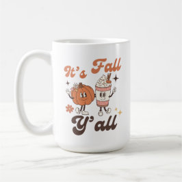 Taza De Café Otoño Adorable – Es Otoño, Chicos Calabaza Kawaii