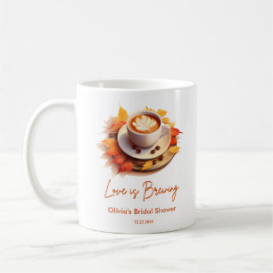 Taza De Café Otoño Amor de Otoño está Elaborando Café Desayuno 