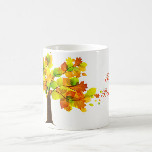 Taza De Café Otoño Cae Trees Mug