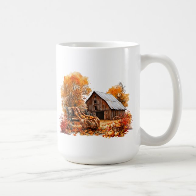 Taza De Café Otoño/Caída Mug (Derecha)