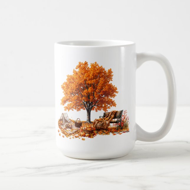 Taza De Café Otoño/Caída Mug (Derecha)