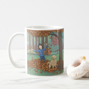 Taza De Café Otoño deja café mog