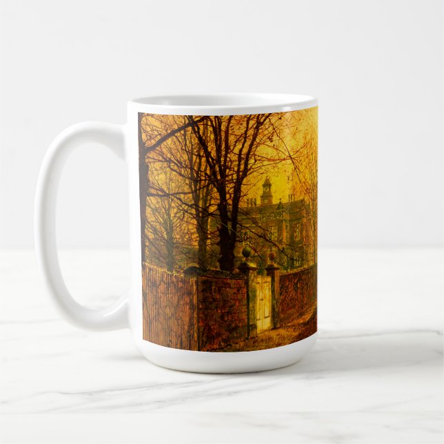 Taza De Café Otoño Dorado John Atkinson Grimshaw (Izquierda)