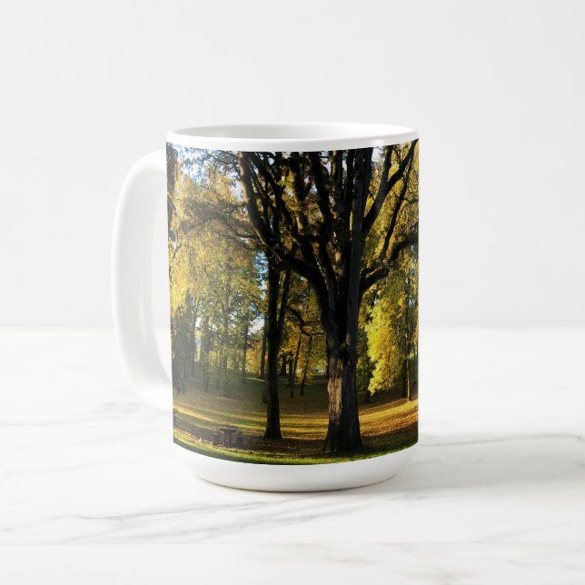 Taza De Café Otoño en Champoeg State Park, OR (Anverso izquierdo)