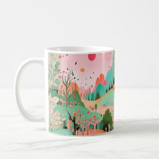 Taza De Café Otoño en Corea (Izquierda)