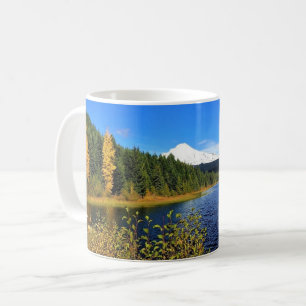 Taza De Café Otoño en el lago Trillium, OR