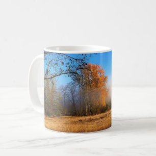 Taza De Café Otoño en el Parque Estatal de Champoeg, Oregon Pos