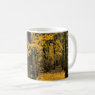Taza De Café Otoño en los bosques