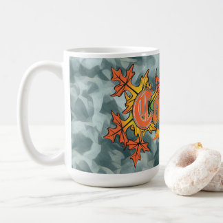 Taza De Café Otoño en Nueva York: Catdestas, hojas, tierra de o