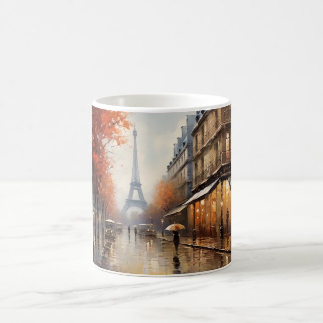Taza De Café Otoño en París Francia (Centro)