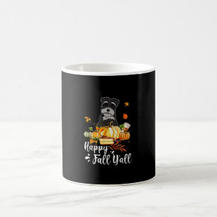 Taza De Café otoño feliz todos schnauzer perro agradecimientos