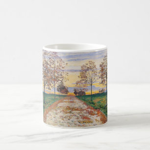 Taza De Café Otoño por la Tarde (por Ferdinand Hodler)