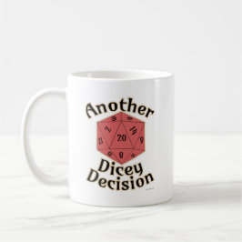 Taza De Café Otra vida de juego de tablero de decisión de dicey