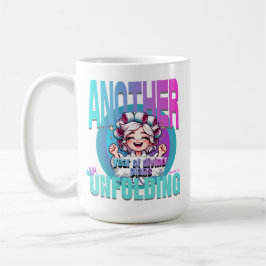 Taza De Café Otro año de planes divinos en desarrollo (Pink) -