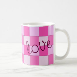Taza De Café Otro rosa tejido del día con amor