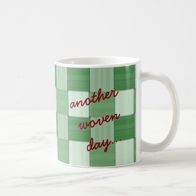 Taza De Café Otro verde tejido del día (Derecha)