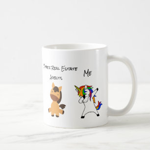 Taza De Café Otros agentes inmobiliarios Funny Me Unicorn