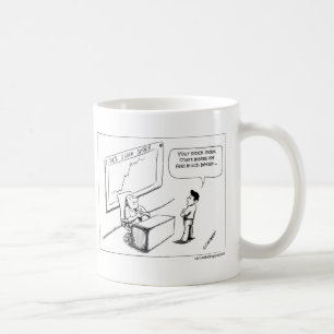 Taza De Café Otros miran la carta del índice de existencias