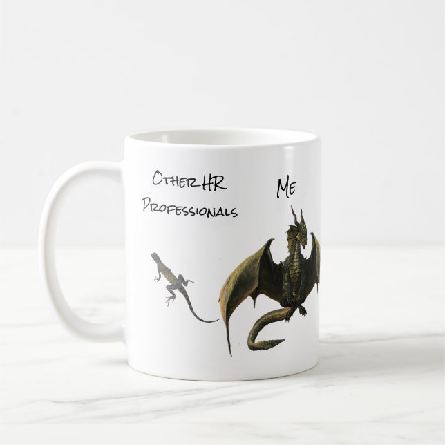 Taza De Café Otros profesionales de RRHH Me Lagarto Dragón (Izquierda)