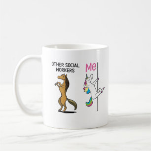 Taza De Café Otros trabajadores sociales vs Me Mug
