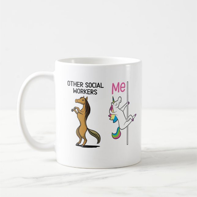 Taza De Café Otros trabajadores sociales vs Me Mug (Izquierda)