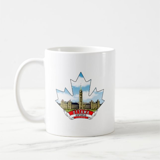 Taza De Café Ottawa, Ontario Canadá (Izquierda)
