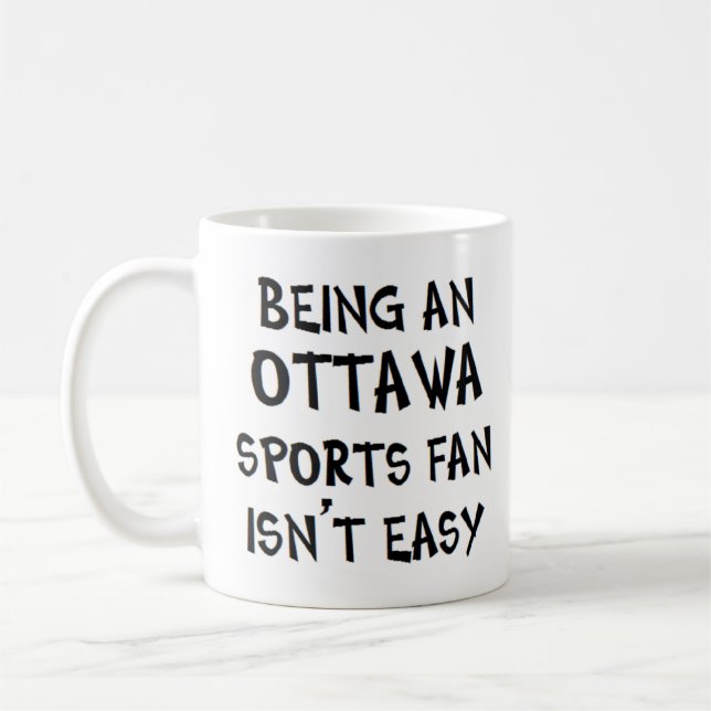 Taza De Café ottawa sports fan, being (Izquierda)