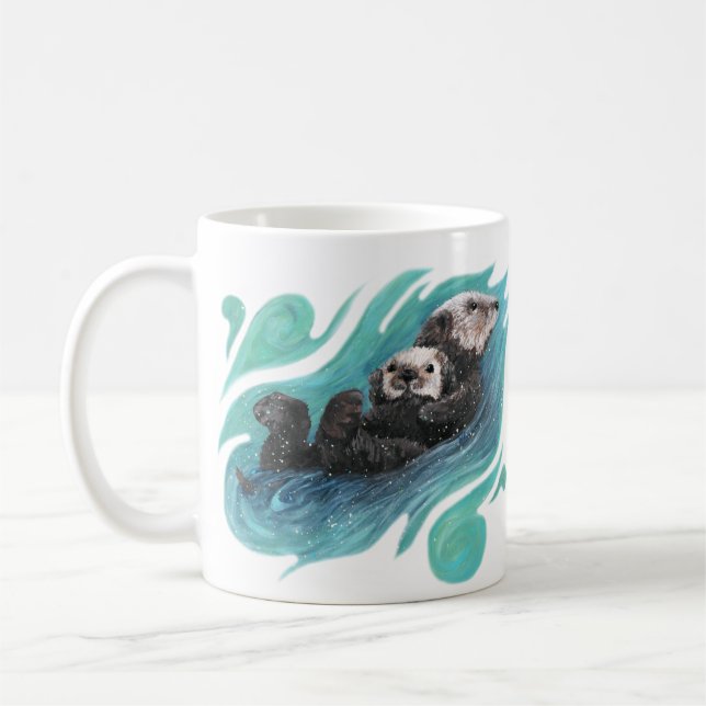Taza De Café Otter marino (Izquierda)