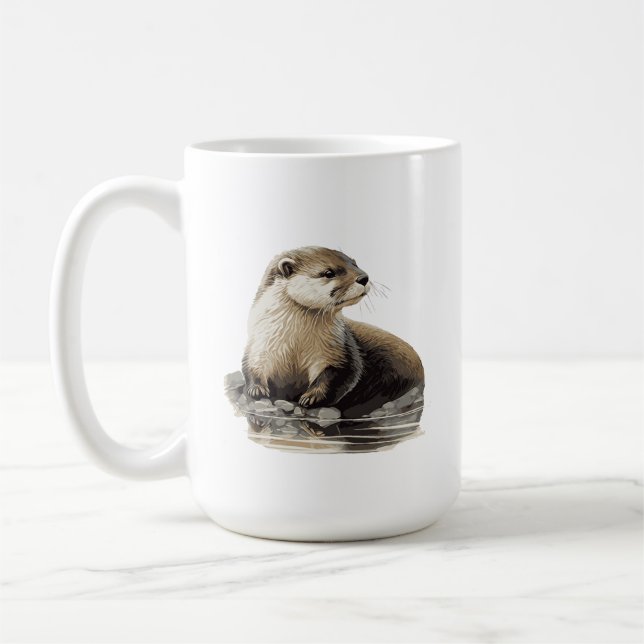 Taza De Café Otter Mug (Izquierda)