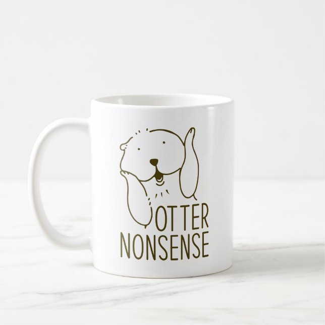 Taza De Café Otter Nonsense (Izquierda)