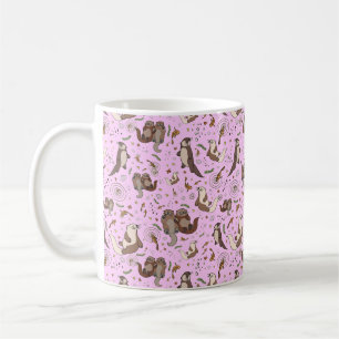 Taza De Café Otters in Love Mug