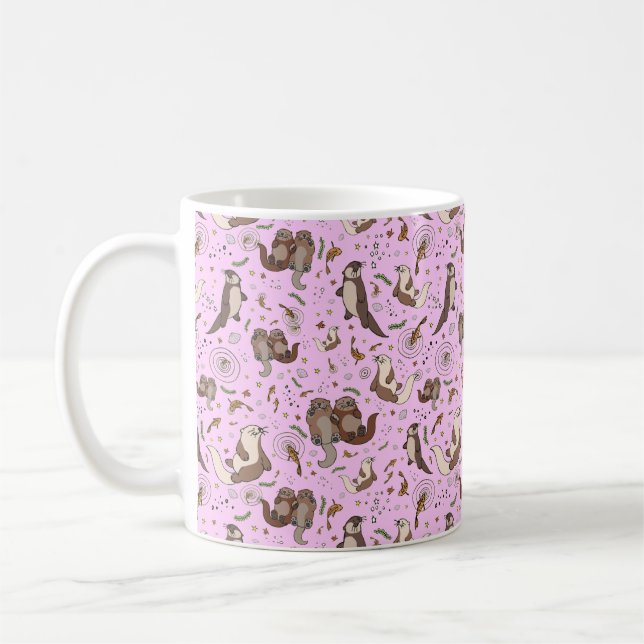 Taza De Café Otters in Love Mug (Izquierda)