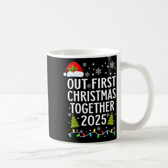 Taza De Café Our First Christmas Together 2025 Matching Christm (Derecha)