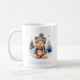 Taza De Café Ours en peluche dans la forêt, personnalisé
