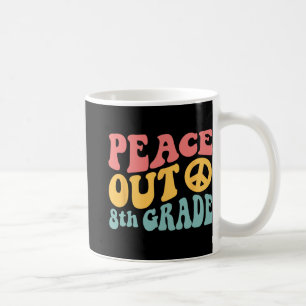 Taza De Café Out 8º Grado Grado Gracioso Retro 70 El Último Día