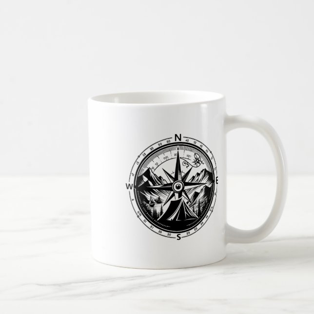 Taza De Café Outdoor Camping Apparel - Hiking Backpacking Campi (Derecha)
