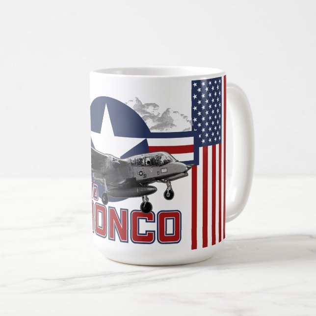 Taza De Café OV-10 Bronco: Tactical Air Support (Anverso derecho)