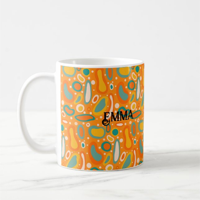Taza De Café Ovalos de colores (Izquierda)