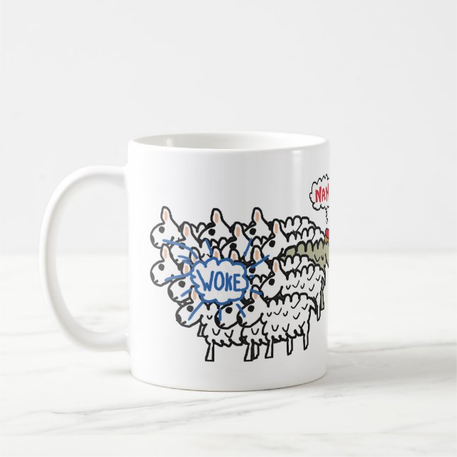 Taza De Café Oveja antilúgubre (Izquierda)