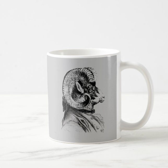 Taza De Café Oveja Bighorn En Demanda (Derecha)