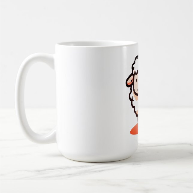 Taza De Café Oveja, Cordero, Personalizado (Izquierda)