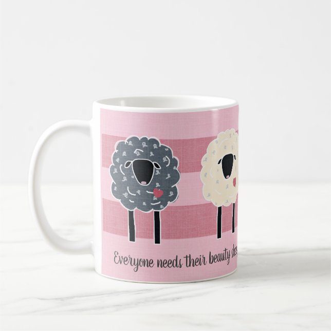 Taza De Café Oveja de belleza (Izquierda)