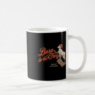 Taza De Café Oveja de Cuerno Grande Escalando Montañas, Aire Li