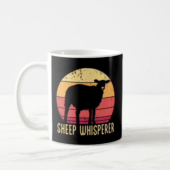 Taza De Café Oveja de granjero Whisperer (Izquierda)