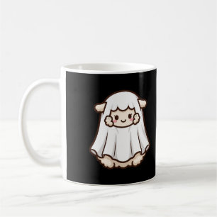 Taza De Café Oveja fantasma linda de Halloween