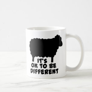 Taza De Café Oveja negra - Está bien ser diferente