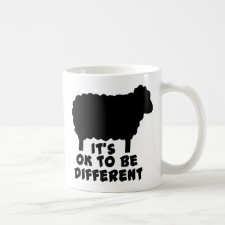 Taza De Café Oveja negra - Está bien ser diferente