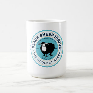 Taza De Café Oveja Negra Interior - Nadar Contra la Marea